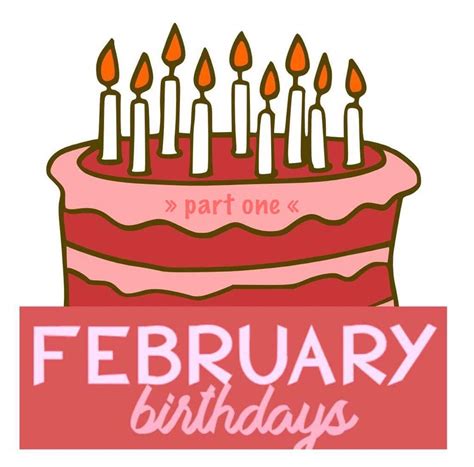 February Birthdays 